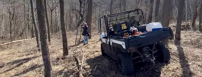 First trip to Minnesota for stand prep